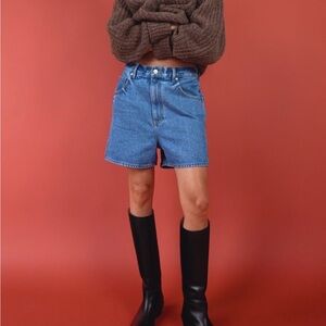 James Street Co Relaxed Denim Shorts